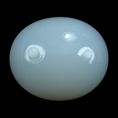 NATURAL CHALCEDONY OVAL CAB 13X11MM 6.28 Cts.