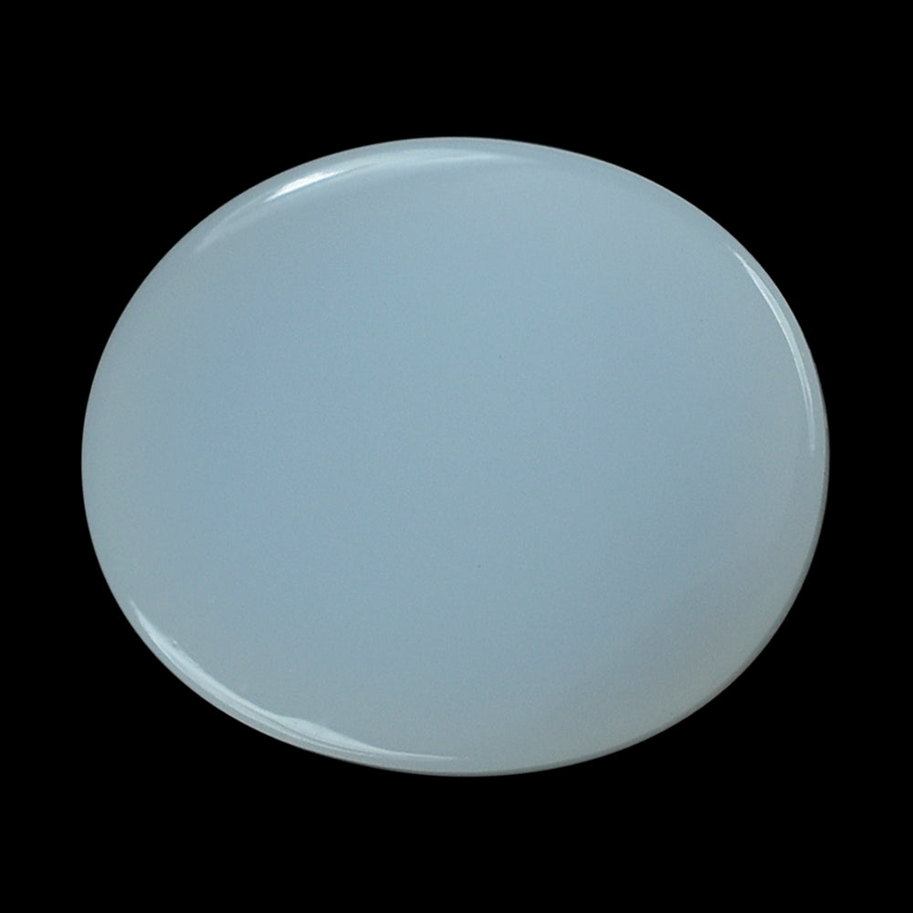 NATURAL CHALCEDONY OVAL CAB 13X11MM 6.28 Cts.