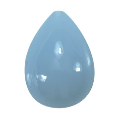 NATURAL CHALCEDONY PLAIN DROPS (HALF DRILL) 18X13MM 19.80 Cts.