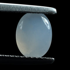 NATURAL CHALCEDONY BUFFTOP OVAL 8X6MM 1.09 Cts.