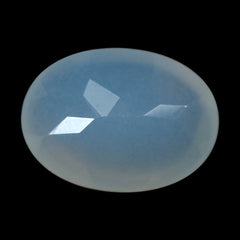 NATURAL CHALCEDONY BUFFTOP OVAL 7X5MM 0.77 Cts.