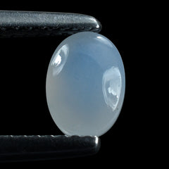 NATURAL CHALCEDONY BUFFTOP OVAL 7X5MM 0.77 Cts.