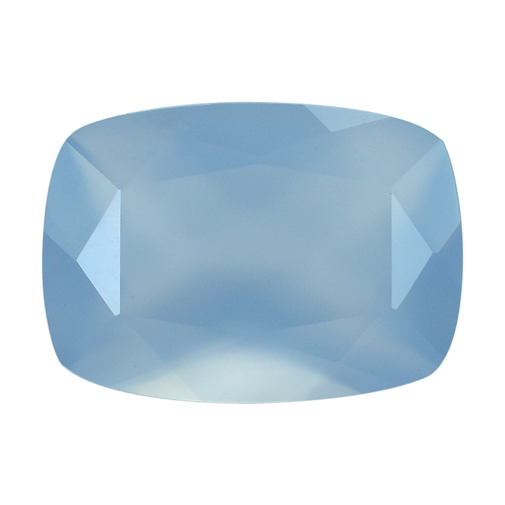 NATURAL CHALCEDONY CUT CUSHION 14X10MM 5.75 Cts.