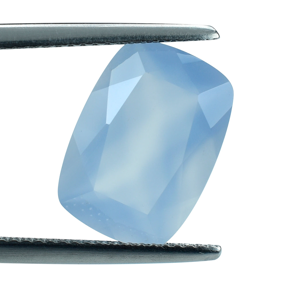NATURAL CHALCEDONY CUT CUSHION 14X10MM 5.75 Cts.
