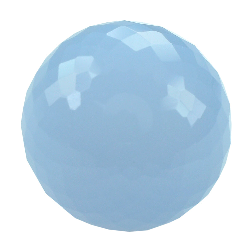 NATURAL CHALCEDONY FACETED DROPS (FULL DRILL) 18X16MM 27.90 Cts.
