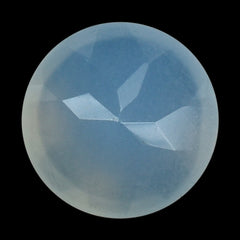 NATURAL CHALCEDONY BUFFTOP ROUND 6.70MM 0.88 Cts.