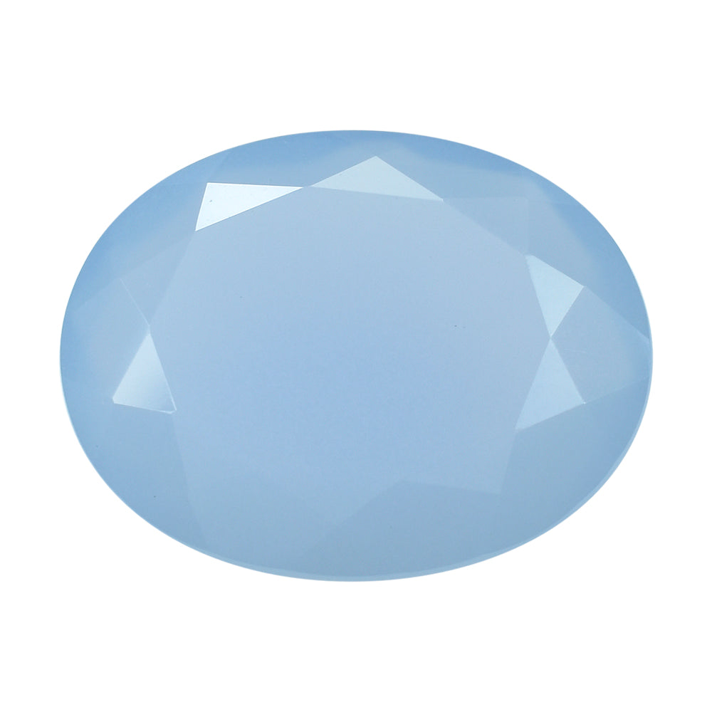 NATURAL CHALCEDONY CUT OVAL 24X19MM 23.36 Cts.