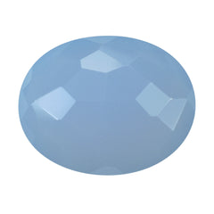NATURAL CHALCEDONY CUT OVAL 24X19MM 23.36 Cts.