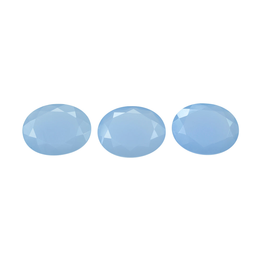 NATURAL CHALCEDONY CUT OVAL 24X19MM 23.36 Cts.