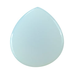 NATURAL CHALCEDONY PEAR CAB 18X16MM 6.72 Cts.