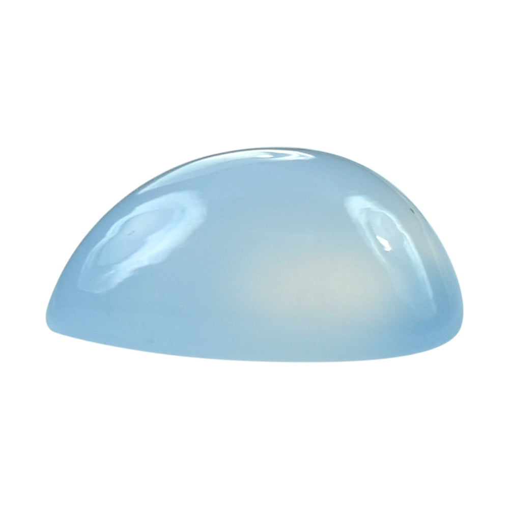 NATURAL CHALCEDONY PEAR CAB 8X6MM 1.13 Cts.