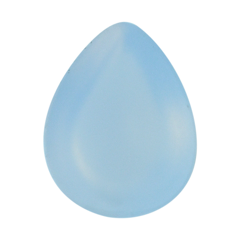 NATURAL CHALCEDONY PEAR CAB 8X6MM 1.13 Cts.