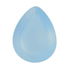 NATURAL CHALCEDONY PEAR CAB 8X6MM 1.13 Cts.