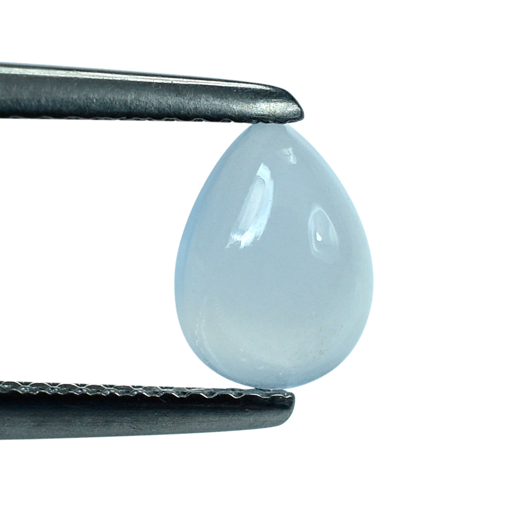 NATURAL CHALCEDONY PEAR CAB 8X6MM 1.13 Cts.