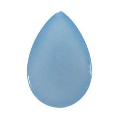 NATURAL CHALCEDONY PEAR CAB 15X10MM 6.40 Cts.