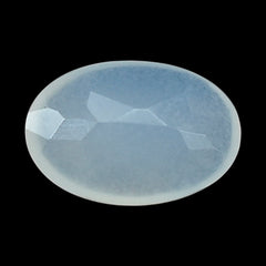 NATURAL CHALCEDONY BUFF TOP OVAL 6X4 MM 0.42 Cts.