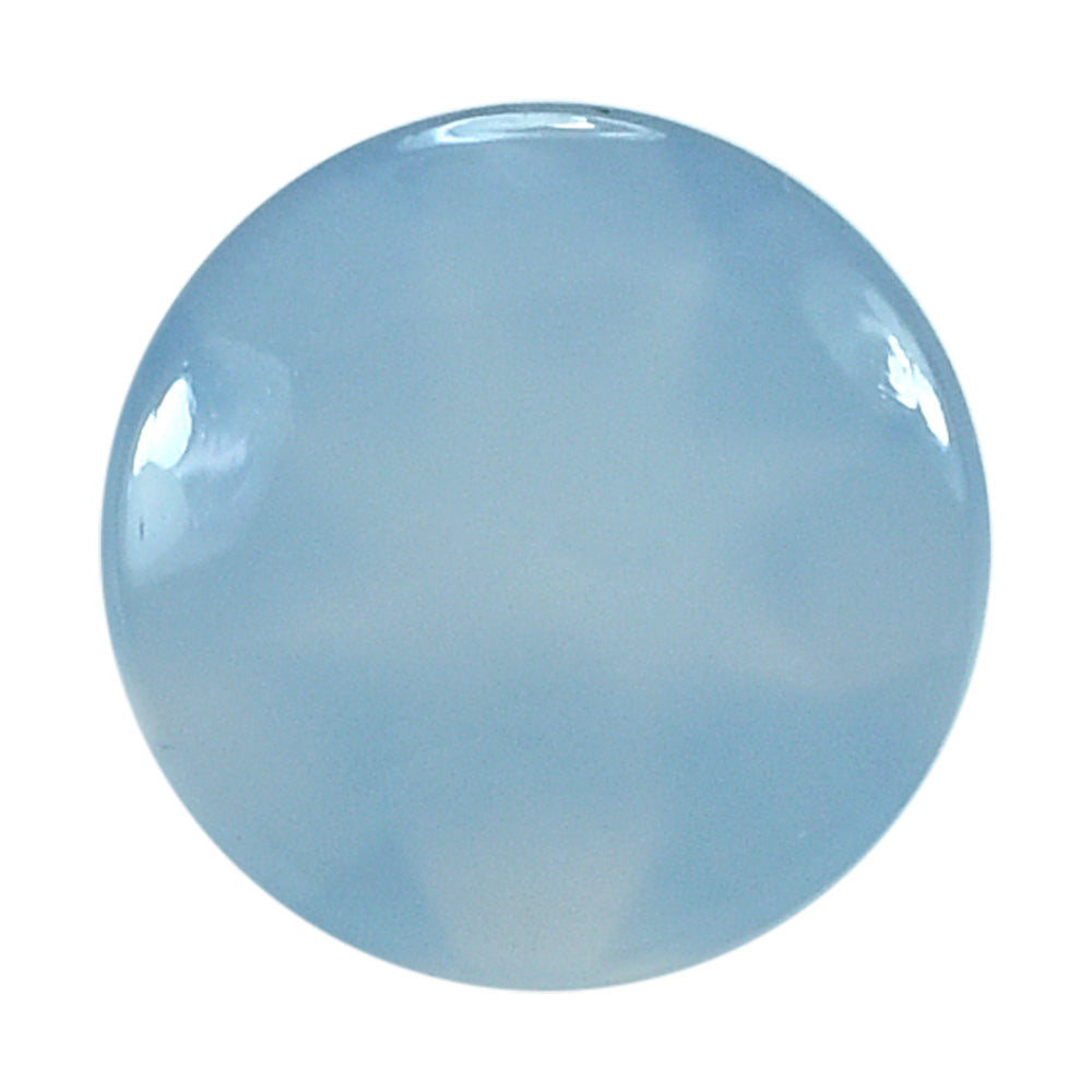 NATURAL CHALCEDONY BUFFTOP ROUND 7 MM 1.05 Cts.