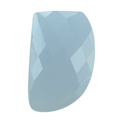 NATURAL CHALCEDONY BRIOLETTE FANCY 22X14MM 10.71 Cts.