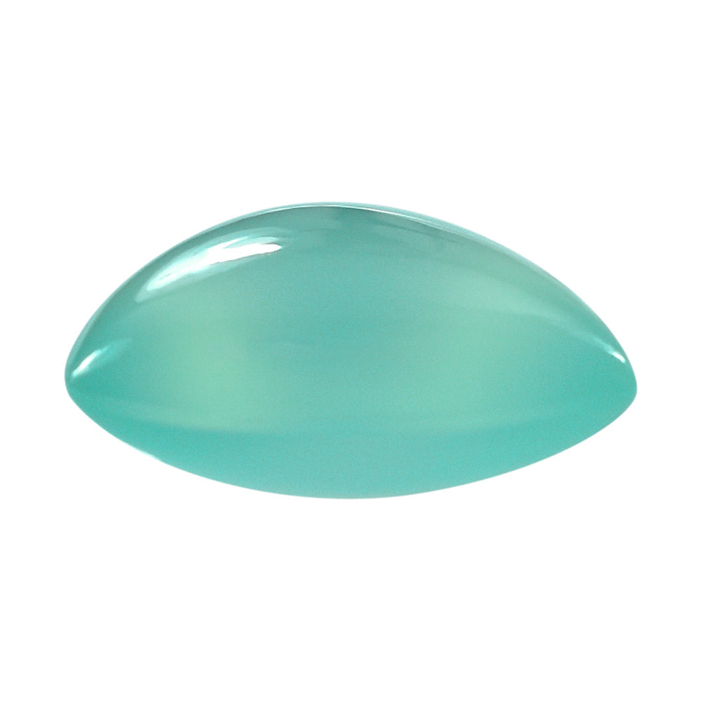 DYED PERU CHALCEDONY LENTIL TRILLION 18MM 16.04 Cts.