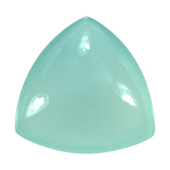 DYED PERU CHALCEDONY LENTIL TRILLION 18MM 16.04 Cts.