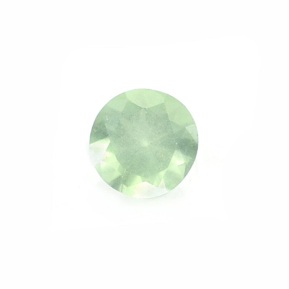 DYED PERU CHALCYDONY DIAMOND CUT ROUND 3.50 MM 0.17 CTS