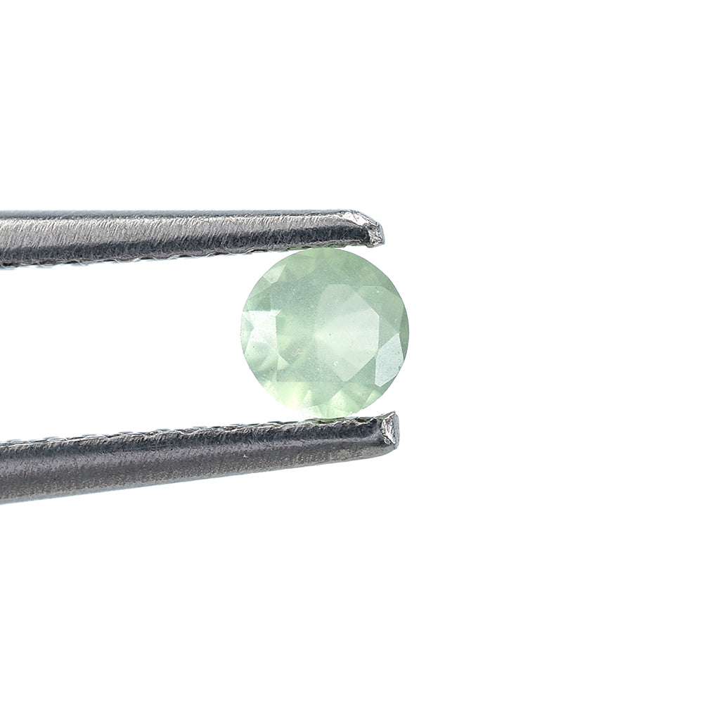 DYED PERU CHALCYDONY DIAMOND CUT ROUND 3.50 MM 0.17 CTS
