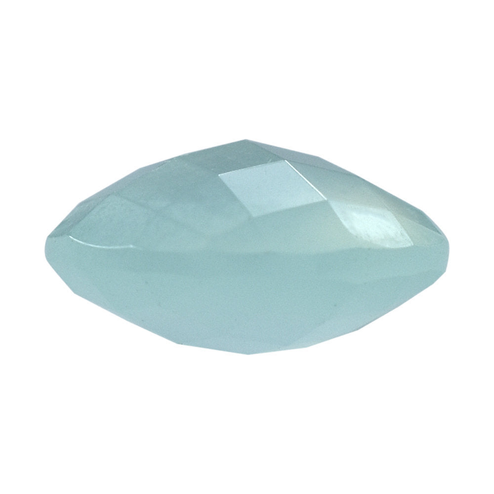 DYED PERU CHALCEDONY BRIOLETTE ROUND 13MM 6.43 Cts.