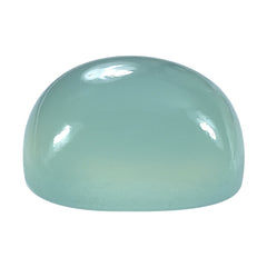 DYED PERU CHALCEDONY CUSHION CAB 14MM 12.76 Cts.