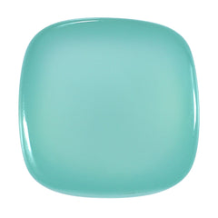 DYED PERU CHALCEDONY CUSHION CAB 14MM 12.76 Cts.