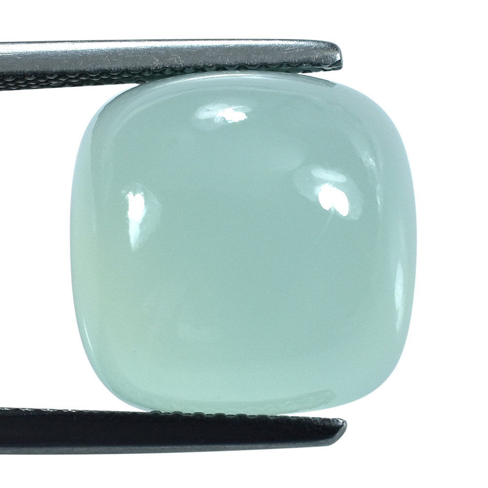 DYED PERU CHALCEDONY CUSHION CAB 14MM 12.76 Cts.