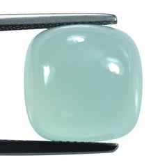 DYED PERU CHALCEDONY CUSHION CAB 14MM 12.76 Cts.