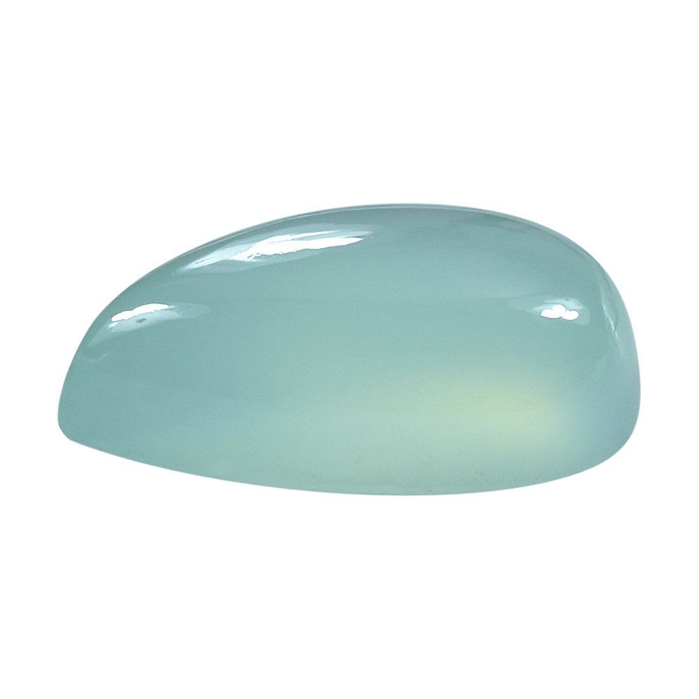 DYED PERU CHALCEDONY PEAR CAB 20X13MM 14.07 Cts.