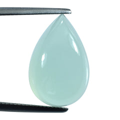 DYED PERU CHALCEDONY PEAR CAB 20X13MM 14.07 Cts.