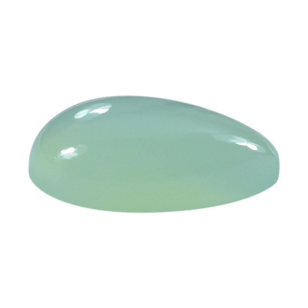 DYED PERU CHALCEDONY PEAR CAB 15X10MM 6.06 Cts.