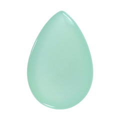 DYED PERU CHALCEDONY PEAR CAB 15X10MM 6.06 Cts.