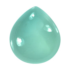 DYED PERU CHALCEDONY PEAR CAB 18X16 MM 11.70 Cts.