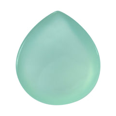 DYED PERU CHALCEDONY PEAR CAB 18X16 MM 11.70 Cts.