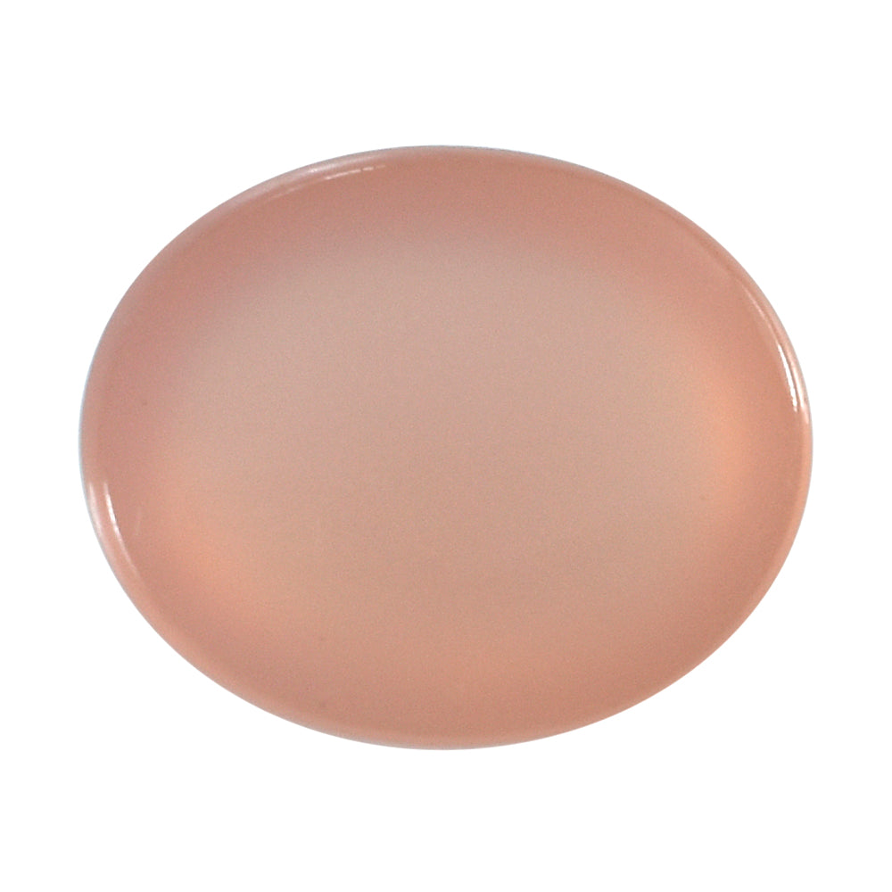 DYED PINK CHALCEDONY OVAL CAB 12X10MM 5.13 Cts.