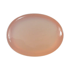 DYED PINK CHALCEDONY OVAL CAB 9X7MM 1.91 Cts.