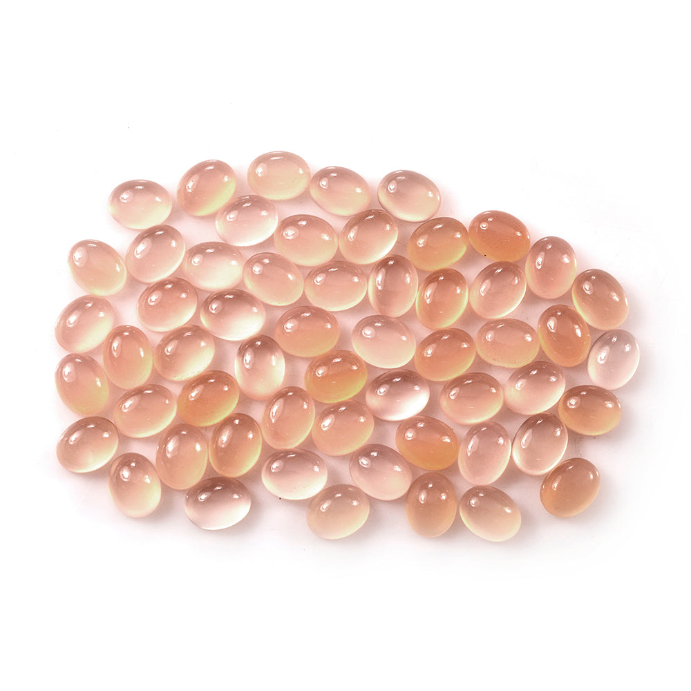 DYED PINK CHALCEDONY OVAL CAB 9X7MM 1.91 Cts.