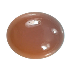 DYED PINK CHALCEDONY OVAL CAB 11X9MM 4.00 Cts.