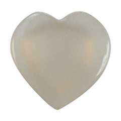 DYED PINK CHALCEDONY CARVED HEART PLATE 8MM 1.59 Cts.