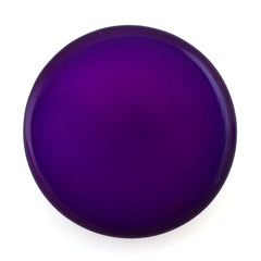 DYED PURPLE CHALCEDONY ROUND CAB 13.50MM 9.48 Cts.