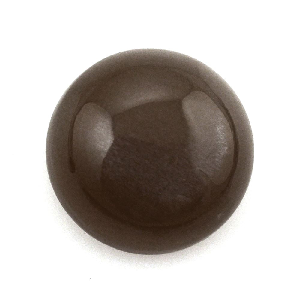 CHOCOLATE MOONSTONE ROUND CAB 10MM 3.76 Cts.