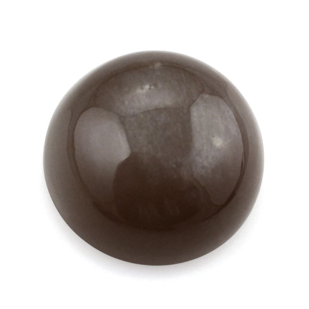 CHOCOLATE MOONSTONE ROUND CAB 14MM 10.25 Cts.