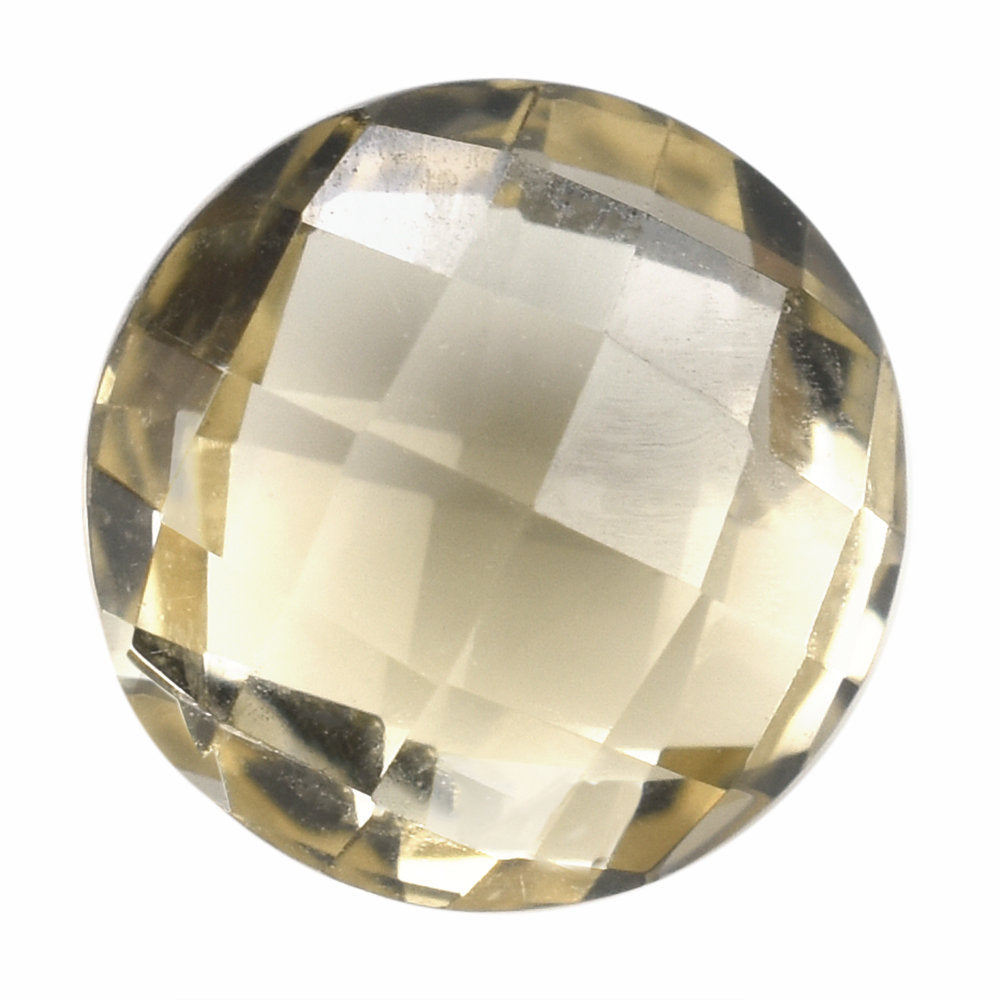 CHAMPAGNE QUARTZ BRIOLETTE ROUND 6 MM 0.85 Cts.