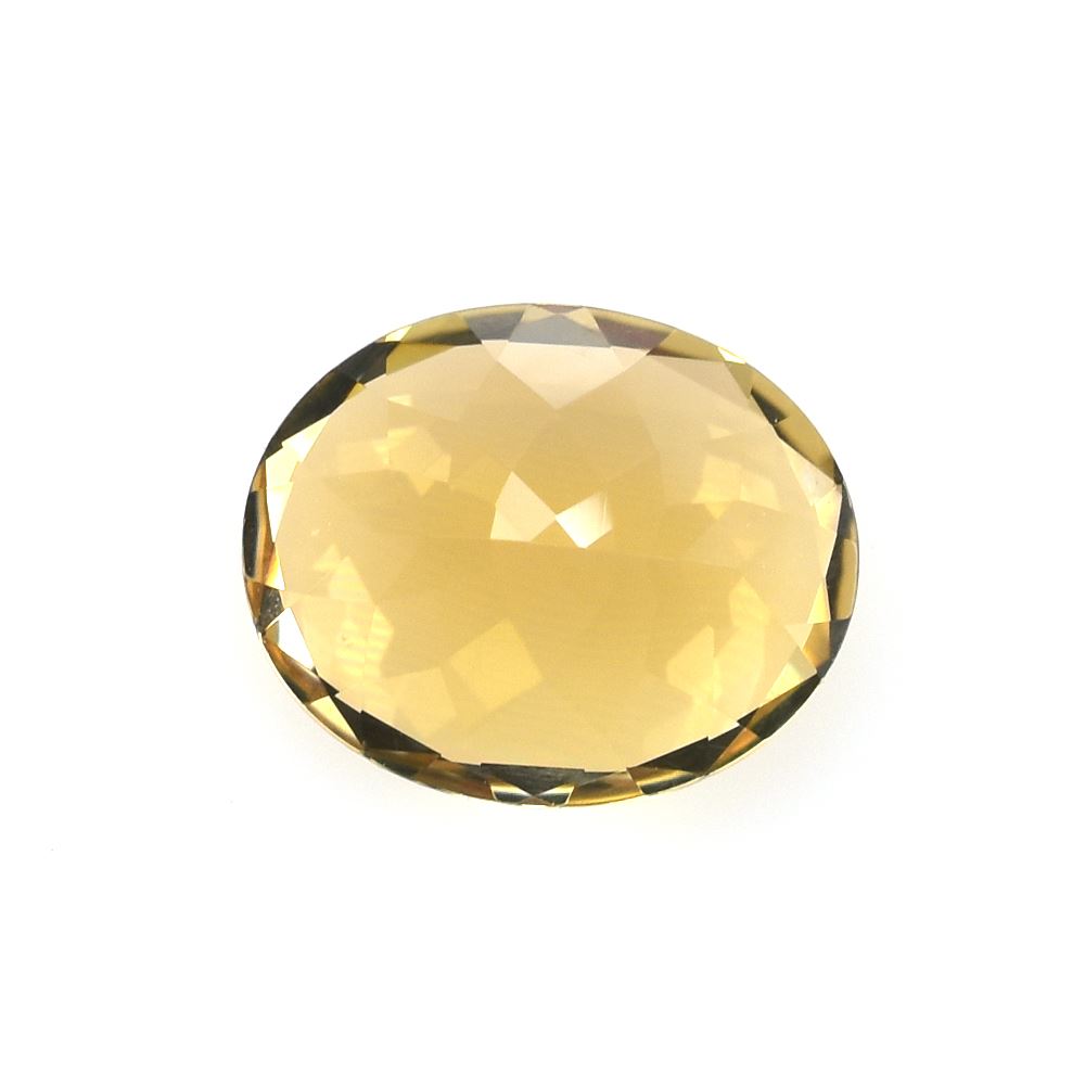 CHAMPAGNE QUARTZ CUT OVAL (MEDIUM/CLEAN) 11X9 MM 3.57 Cts.