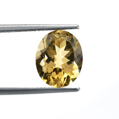 CHAMPAGNE QUARTZ CUT OVAL (MEDIUM/CLEAN) 11X9 MM 3.57 Cts.