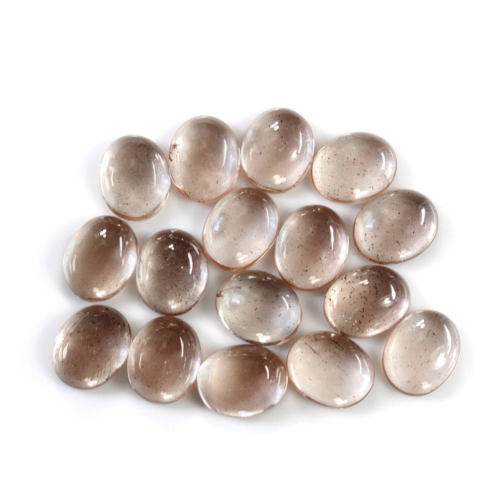 CHAMPAGNE SUNSTONE OVAL CAB 10X8MM 2.43 Cts.