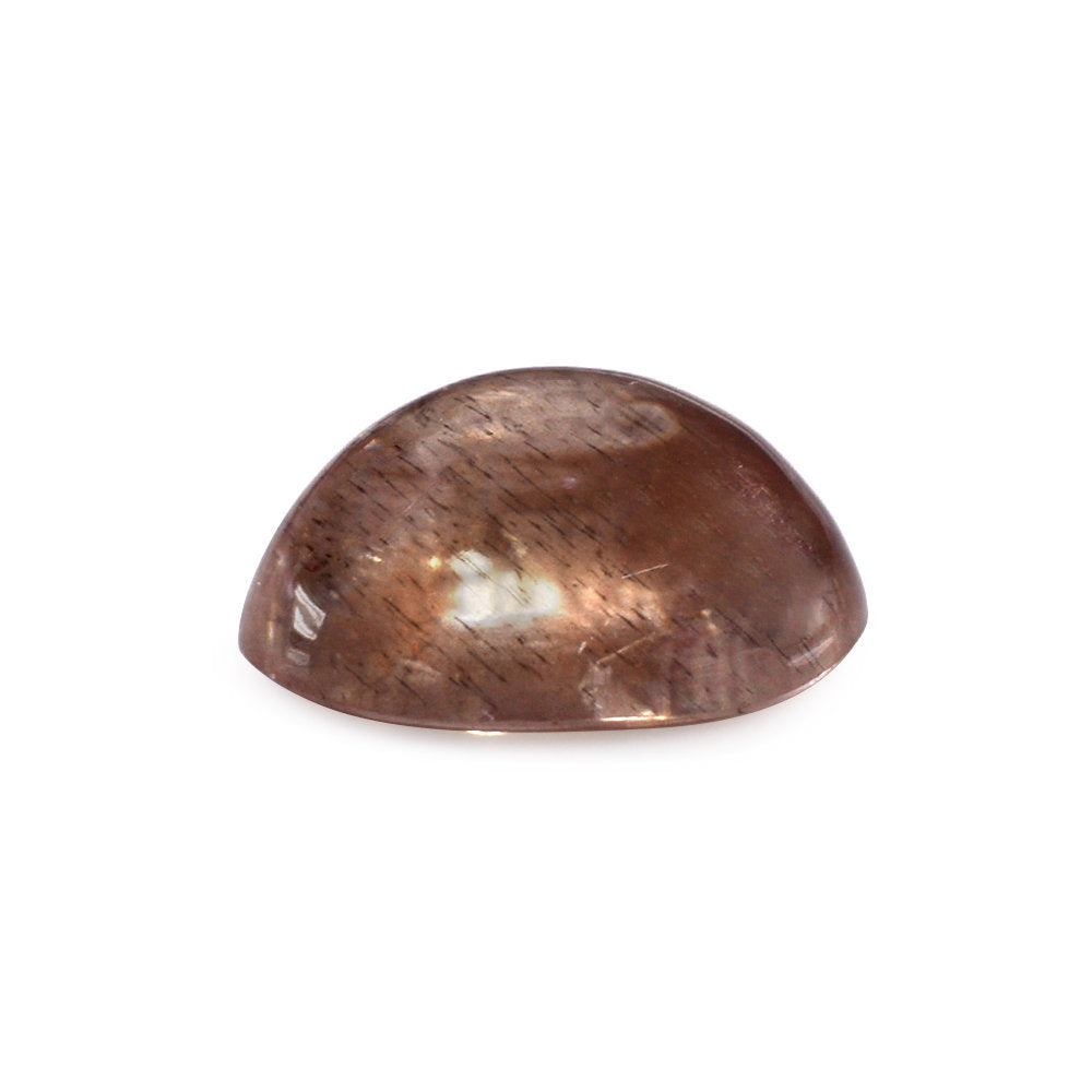 CHAMPAGNE SUNSTONE OVAL CAB 11X9MM 2.94 Cts.